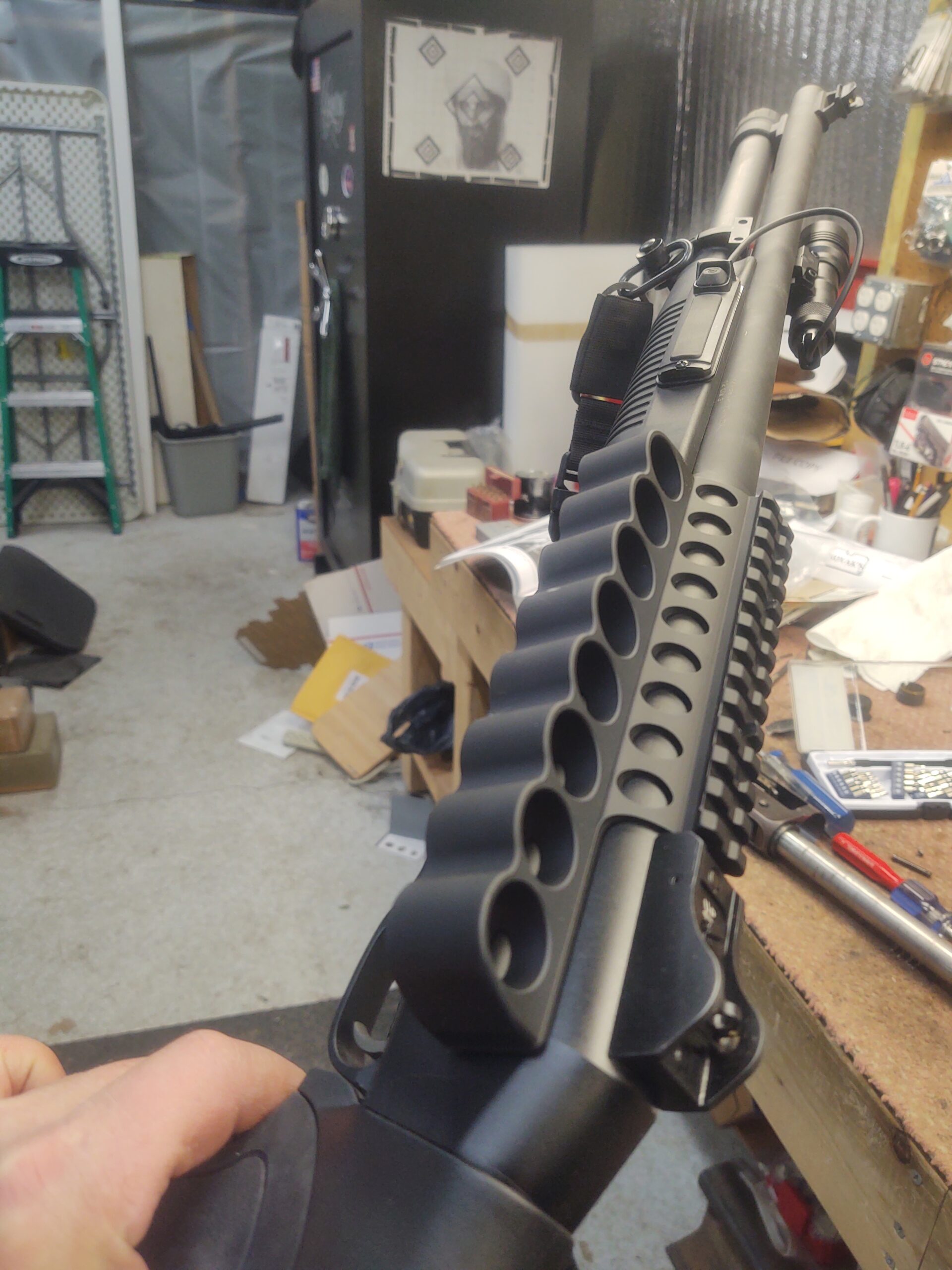 Custom shotgun build detail