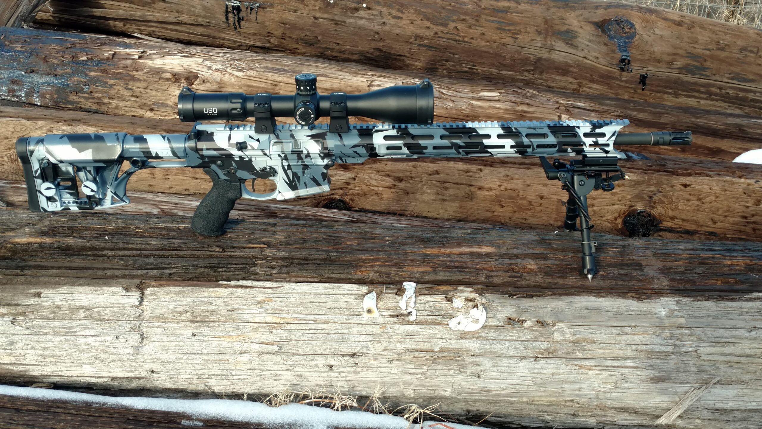 SC10 tiger stripe camo AR