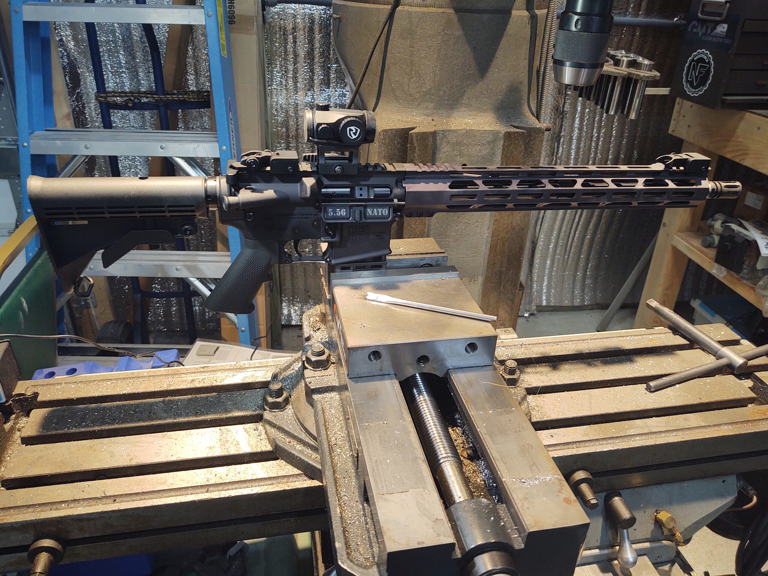 Custom AR build machined in-house